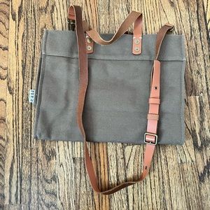 FEED Small Canvas Messenger Bag